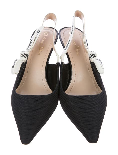 slingback shoes dior